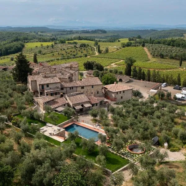 BORGO A MONTI di Sotto，位于基安蒂盖奥勒的酒店