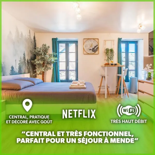 Le CosyGreen - Central/Netflix/Wifi Fibre - Séjour Lozère，位于芒德的酒店