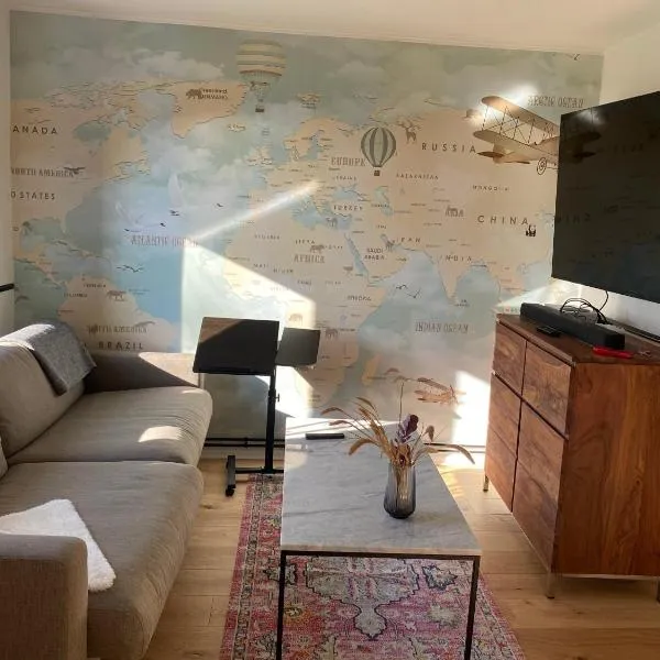 Urlaub am Elbstrand - Wohnung in Blankenese mit Naturblick，位于汉堡的酒店