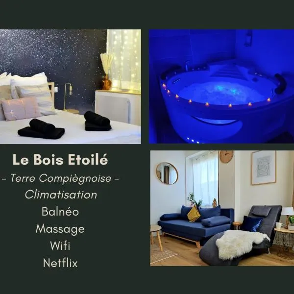 NOUVEAU*Le Bois étoilé*Balnéo*Massage*Détente*Wifi*Netflix*Self-checkin，位于Venette的酒店