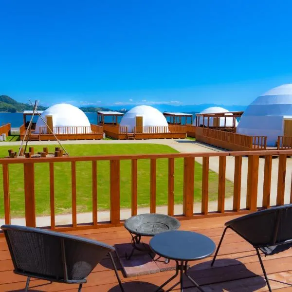 GLAMPDOME SETOUCHI-SHIMANAMI，位于尾道市的酒店
