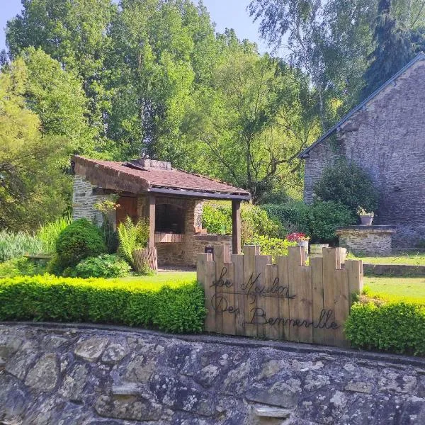 Le Moulin de Benneville chambres d'hôtes, petit déjeuner compris，位于Aunay-sur-Odon的酒店