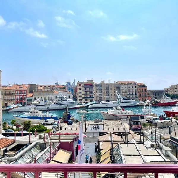 Appartement avec vue sur le port，位于塞特港的酒店