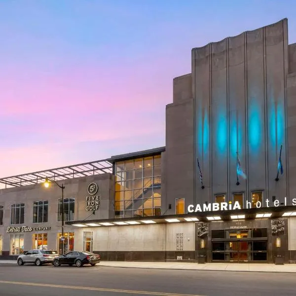 Cambria Hotel Detroit Downtown，位于Hamtramck的酒店