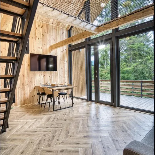 Norway Cabins Sinaia Romantic Nordic Escape and Fire Pit，位于锡纳亚的酒店