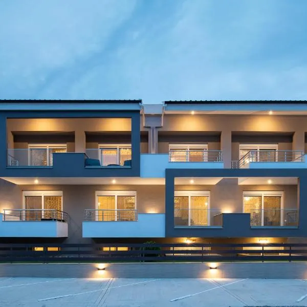 Sithonia Suites Luxury Apartments 4 Beds，位于尼基季的酒店