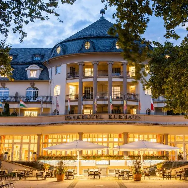 Parkhotel Kurhaus，位于施泰因-埃伯恩堡地区巴特明斯特的酒店