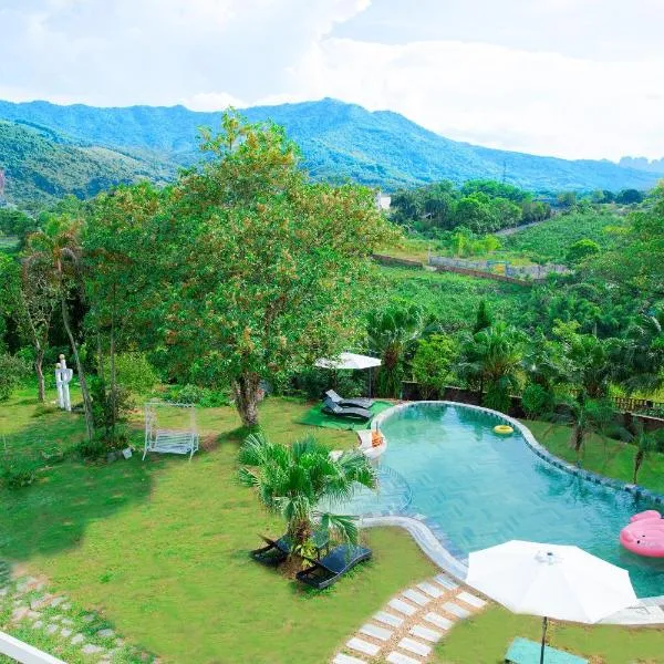 White Villa，位于Làng Trang的酒店