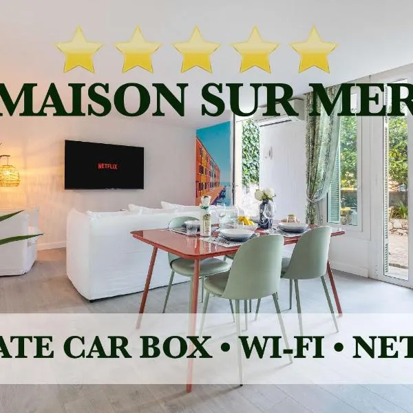 MAISON SUR MER - Garage & Jardin Privè，位于罗克布吕讷-卡普马丹的酒店