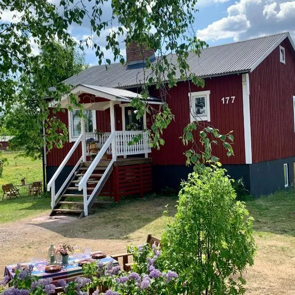 Super cosy cottage in heart of Dalarna，位于Västra Fors的酒店