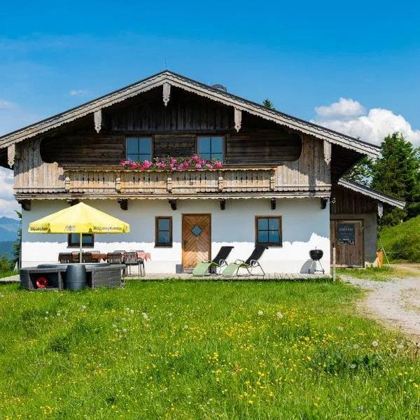 Scheibenwald Hütte，位于Niederndorferberg的酒店