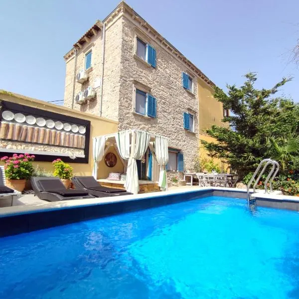 Villa Lido 145 m2 with pool，位于Viskovići的酒店