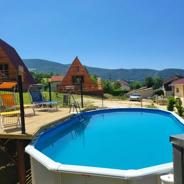 Chalet en A de la Motte-Fanjas，位于La Motte-Fanjas的酒店