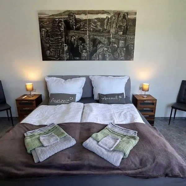 Ferienwohnung am Hofladen Hellendorf - Sächsische Schweiz，位于巴特戈特洛伊巴的酒店