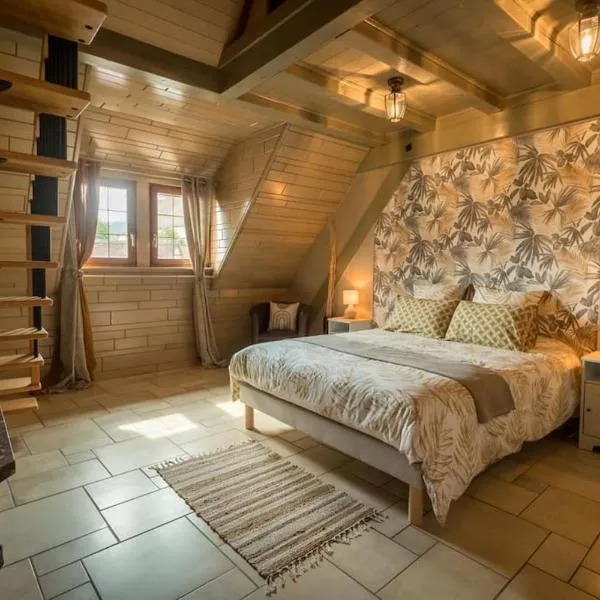 Logement 6 personnes, Vignoble proche de Strasbourg avec Sauna，位于马尔勒南的酒店