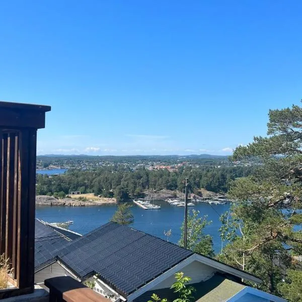 Moderne Leilighet med panorama utsikt check -In 24 h，位于桑讷菲尤尔的酒店