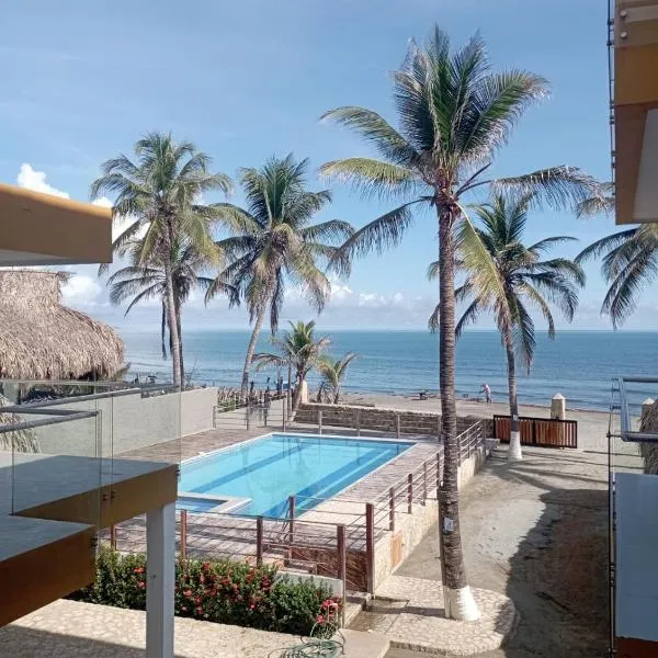 NAHIR apartamento de playa en condominio Palmar del viento，位于圣贝尔纳多德尔比恩托的酒店