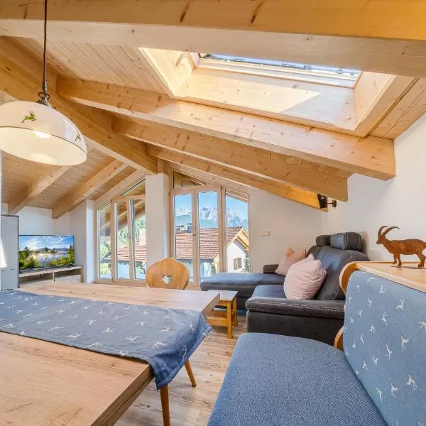 Ferienwohnungen Zum Bachl - Karwendelblick，位于克伦的酒店