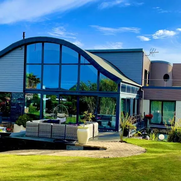 Chambres d'hôtes villa du Sieck plage piscine，位于桑泰克的酒店