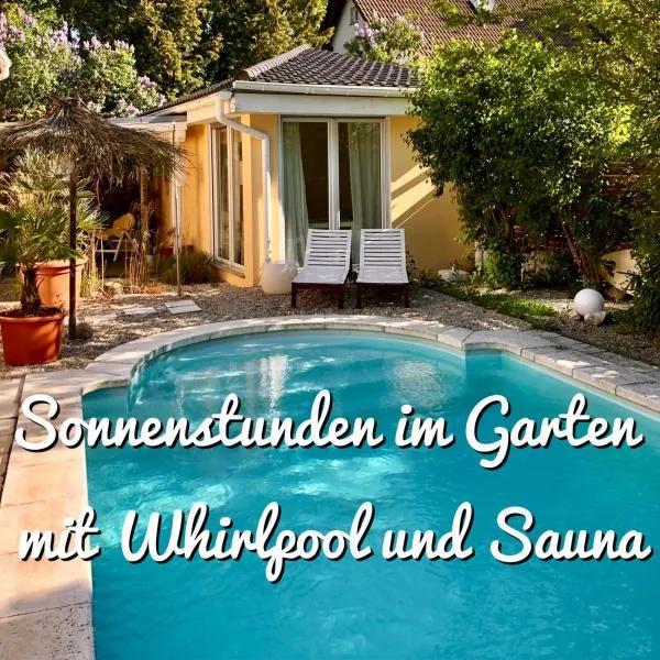 Apartment TinyHouse mit Pool, Outdoor Whirlpool und Garten，位于Petershagen的酒店
