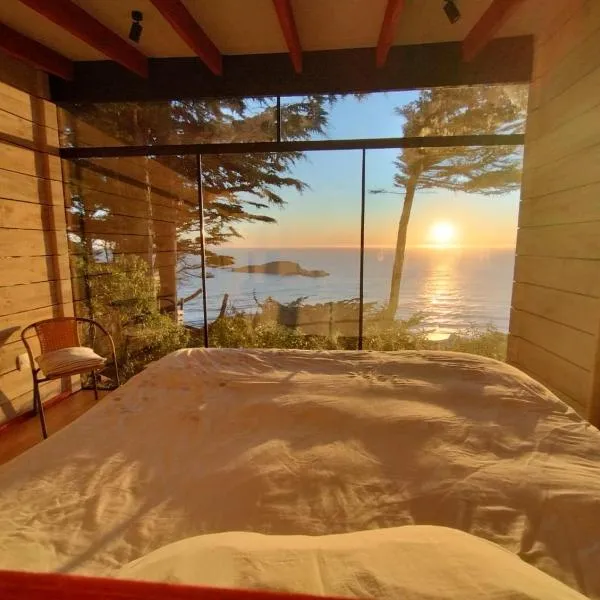 Cabaña Rustica en lagunillas con vista al mar，位于纳维达德的酒店