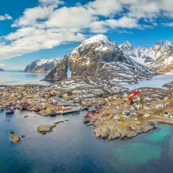 Å, the far end of Lofoten, top apartment.，位于索尔瓦根的酒店