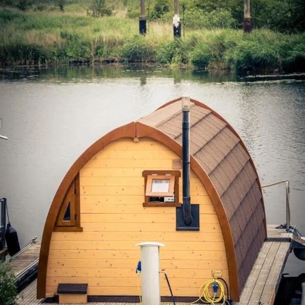 Schwimmpod an der Peene，位于Klein Bünzow的酒店