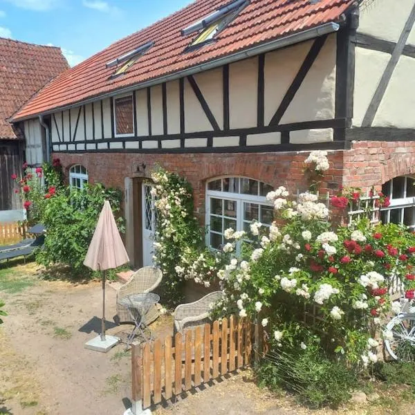 Romantisches Rosencottage，位于Hofheim in Unterfranken的酒店