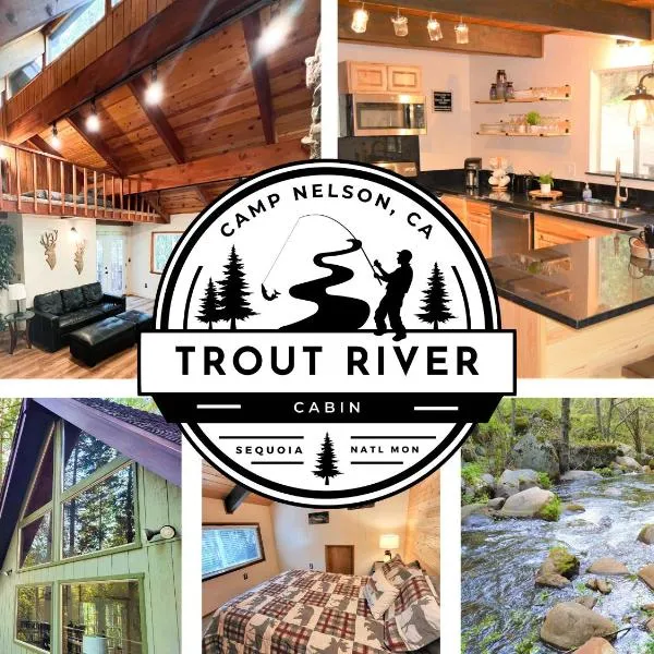 Trout River Cabin - Secluded Riverfront Adventure，位于Ponderosa的酒店
