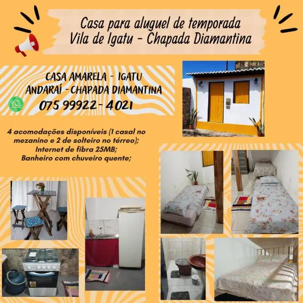 Casa Amarela Igatu，位于伊加图的酒店