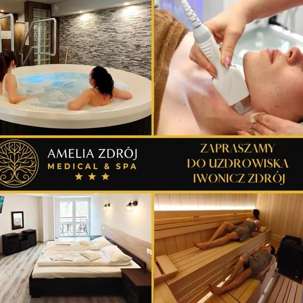 Amelia Zdroj Medical & Spa，位于Rymanów的酒店