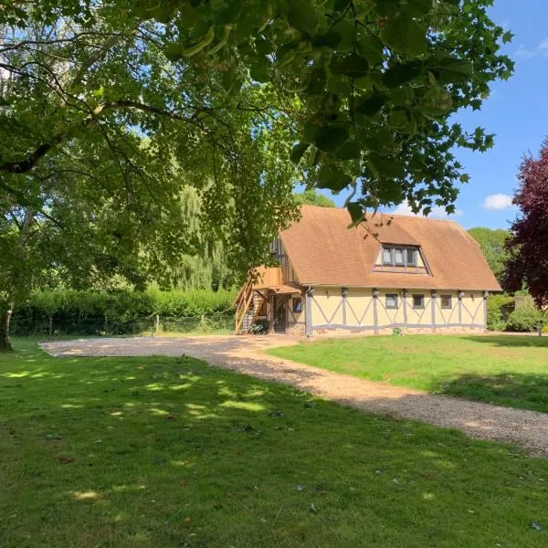 Chambre à la campagne，位于Sainte-Croix-sur-Aizier的酒店