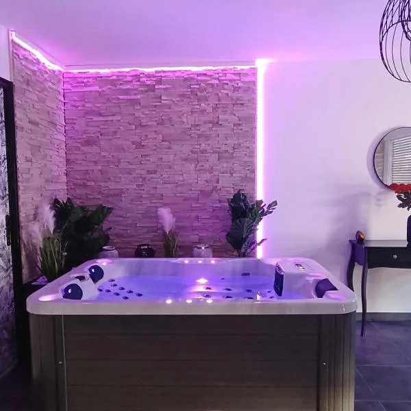 Évasion romantique avec jacuzzi intérieur，位于Rosières-près-Troyes的酒店