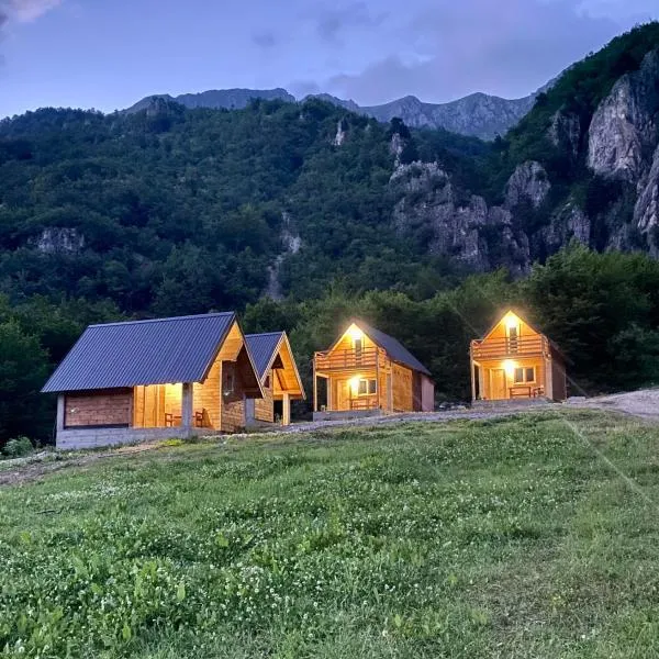 Wooden houses Bojovic，位于Gusinje的酒店