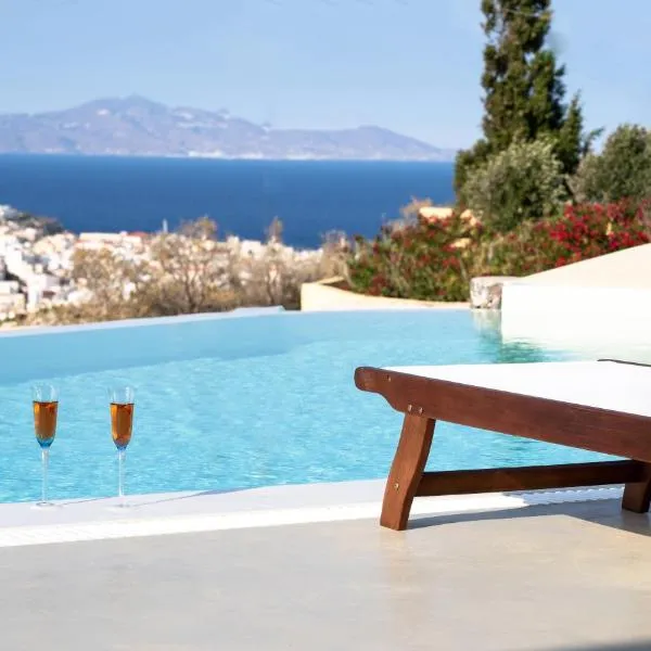DIPOLIS luxury apartments Syros，位于Episkopíon的酒店