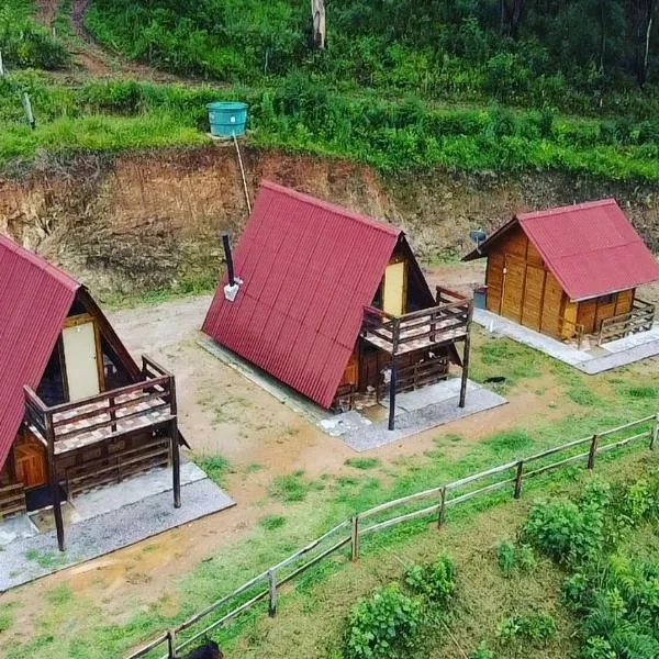 Pousada Pedra da Mata chalés na montanha，位于Munhoz的酒店