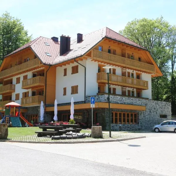 斯尼纳克拉吉卡公寓式酒店，位于Pustodol的酒店