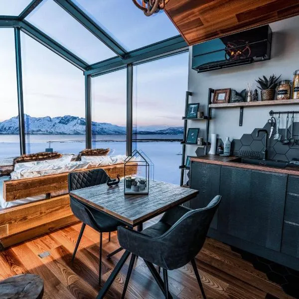 Aera - Glass cabins，位于Jægervatnet的酒店