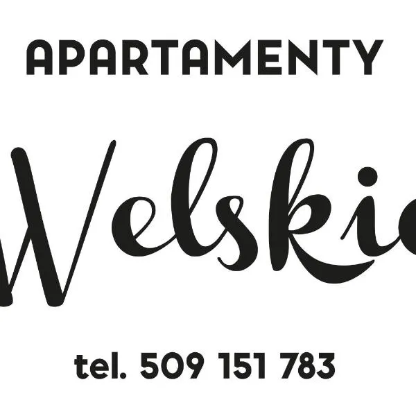 Apartamenty Welskie，位于Wielki Łęck的酒店
