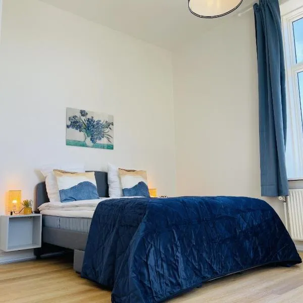 aday - Blue light suite apartment in the center of Hjorring，位于Rakkeby的酒店