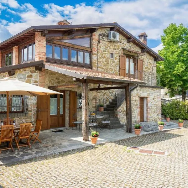 villa Emilia Tuscan stone，位于Agna的酒店