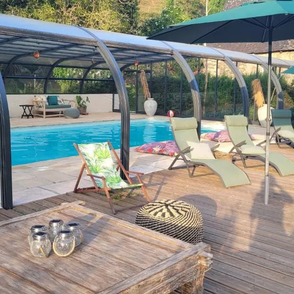 Manoir des Pélies SPA，位于孔克的酒店