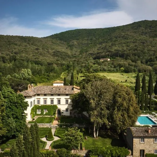 Villa di Piazzano - Small Luxury Hotels of the World，位于Pietraia的酒店
