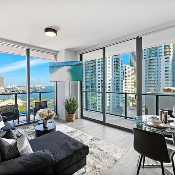 Corner condo w/ Unrivaled views，位于迈阿密的酒店