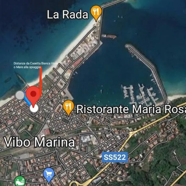 La Casetta Bianca Vicino Mare，位于皮佐的酒店