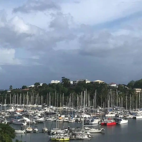 Charmant T2 à Marina du Gosier，位于哥西尔的酒店