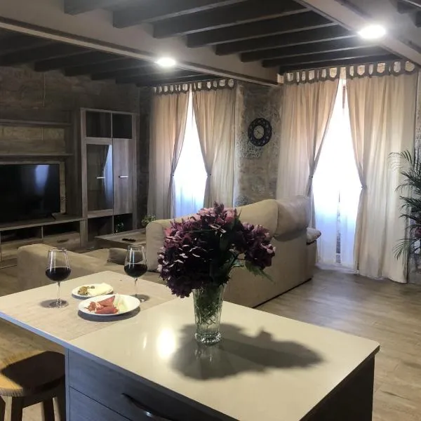 A Casa de Abaixo，位于Cuntis的酒店