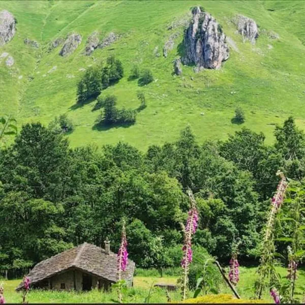 Cabaña Pasiega La Reina del Paraíso，位于San Roque de Ríomiera的酒店