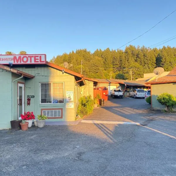 Johnston's Motel，位于Shelter Cove的酒店