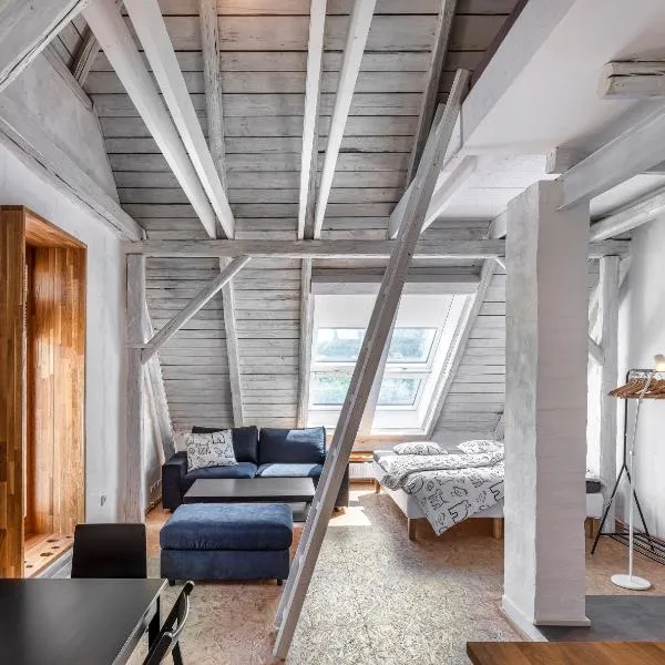 Tiny House, podkrovní apartmán a apartmán s výhledem do zahrady，位于俄斯特拉发的酒店